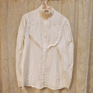 Laura Ashley Cottage Core Victorian Blouse